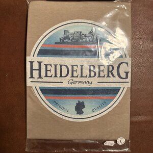 Heidelberg, Germany Brand New Sealed Large T-Shirt, Beige
